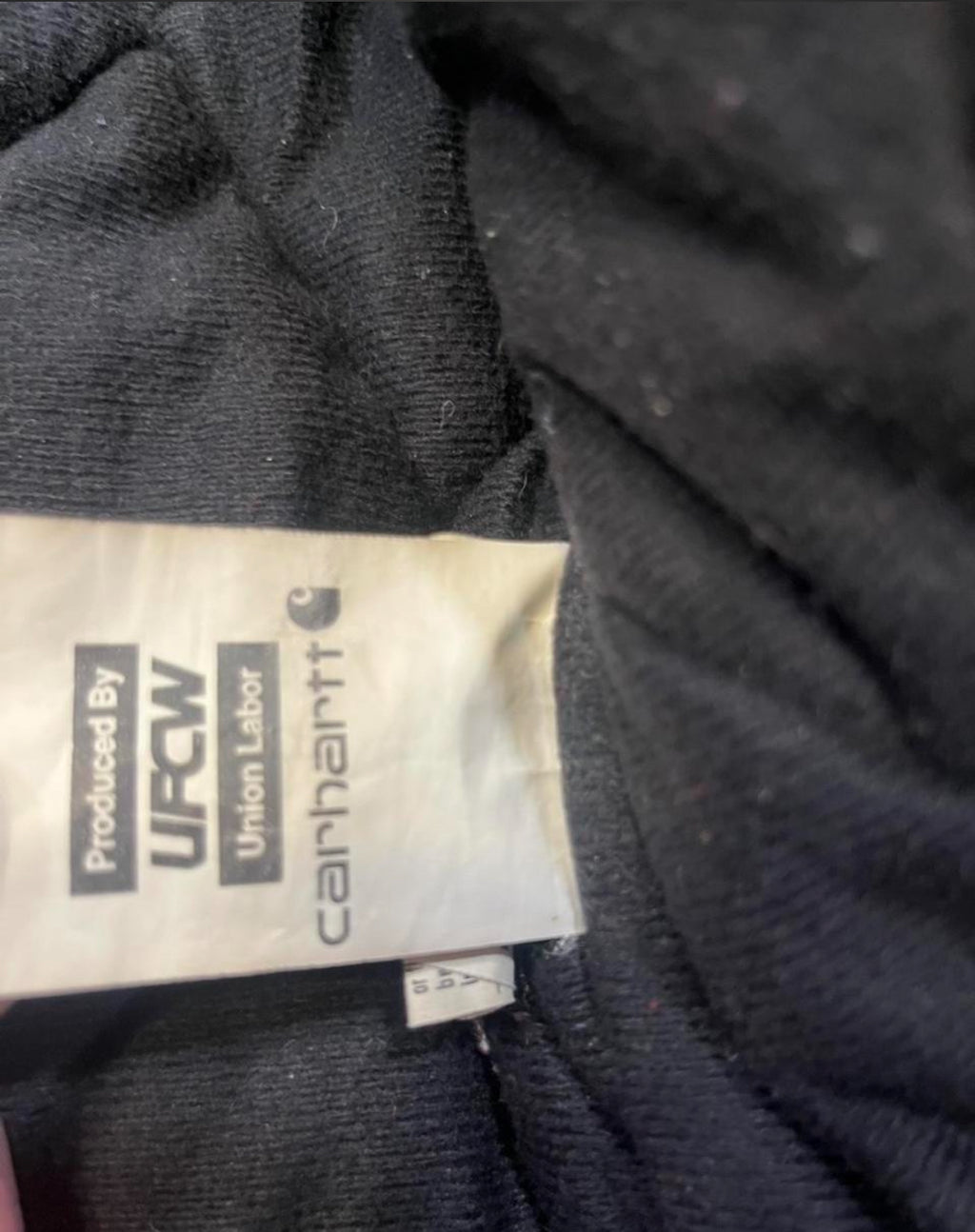 Carhartt J140 BRN Quilted Flannel-Lined Firm Duck Active Jacket