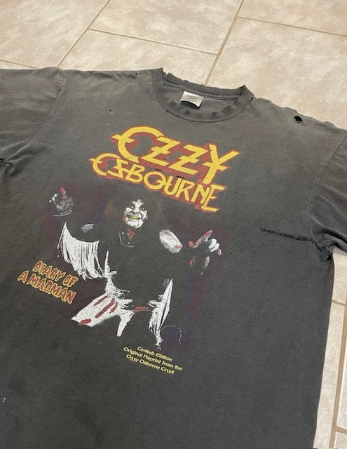 1990's Ozzy Osbourne Diary Of A Mad Man Thrashed