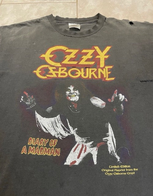 1990's Ozzy Osbourne Diary Of A Mad Man Thrashed