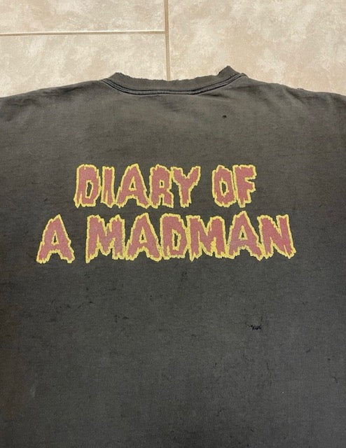 1990's Ozzy Osbourne Diary Of A Mad Man Thrashed