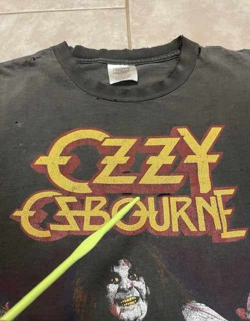 1990's Ozzy Osbourne Diary Of A Mad Man Thrashed