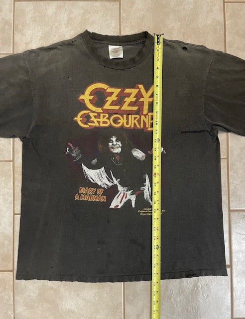 1990's Ozzy Osbourne Diary Of A Mad Man Thrashed