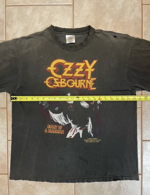 1990's Ozzy Osbourne Diary Of A Mad Man Thrashed
