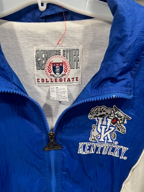 Vintage Kentucky Wildcats Genuine Stuff Windbreaker Jacket/Pants set