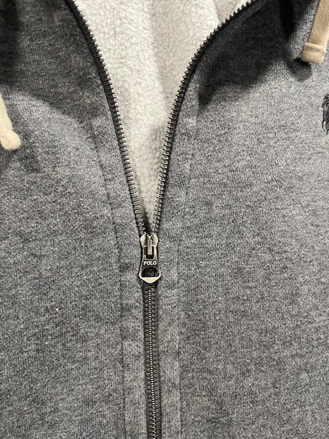 Polo Ralph Lauren Grey Thermal Lined Zip-Up