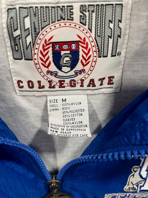 Vintage Kentucky Wildcats Genuine Stuff Windbreaker Jacket/Pants set